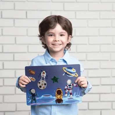 Zestaw kreatywny Skillmatics Foil Fun Kosmos Grasper Global Private Limited