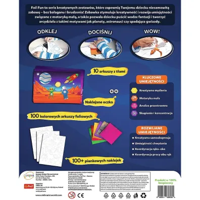 Zestaw kreatywny Skillmatics Foil Fun Kosmos Grasper Global Private Limited