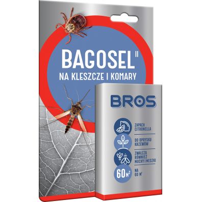 Bros Preparat do oprysku ogrodu przeciw komarom i kleszczom - Bagosel 100EC 30 ml