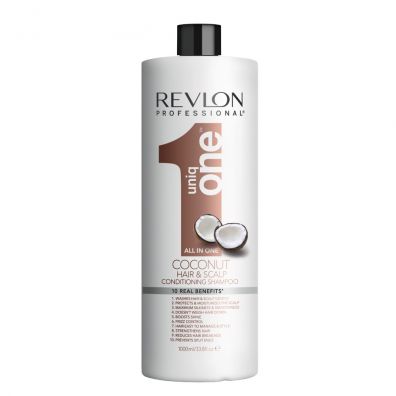 Revlon Professional Uniq One Coconut Conditioner Shampoo Kokosowy szampon z balsamem 1 l