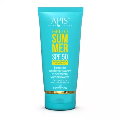 Apis Krem do opalania twarzy z nektarem komrkowym Hello Summer SPF 50 50 ml