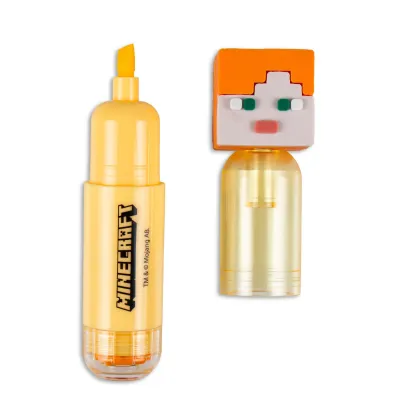 KIDS EUROSWAN Zestaw 4 flamastr�w z topperem 3D Minecraft MC00058