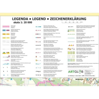 Mapa Wroc�aw 1:20 000