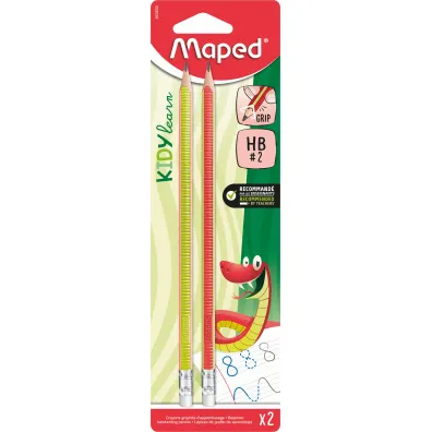 Maped O��wek z gumk� Kidy Learn Grip HB 2 szt.