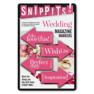 If Snippits! Wedding. Znaczniki �lub samoprzylepne