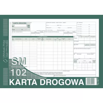 Michalczyk i Prokop Karta Drogowa. Samoch�d ci�arowy A4 SM/102 A4