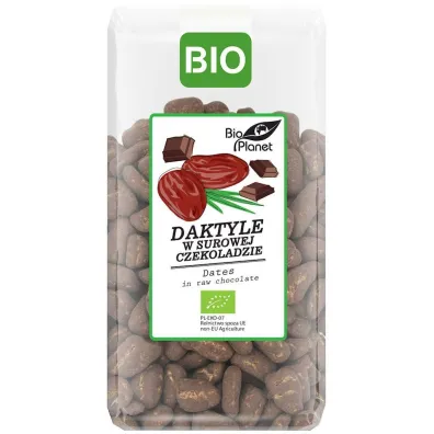 Bio Planet Daktyle w surowej czekoladzie 250 g Bio