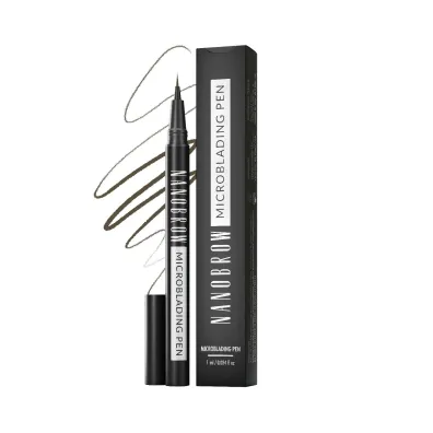 Nanobrow Microblading Pen precyzyjny pisak do brwi Dark Brown 1 ml