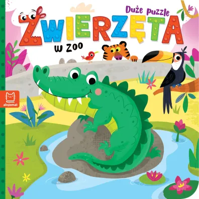 Zwierz�ta w zoo. Du�e puzzle - Bogus�aw Michalec