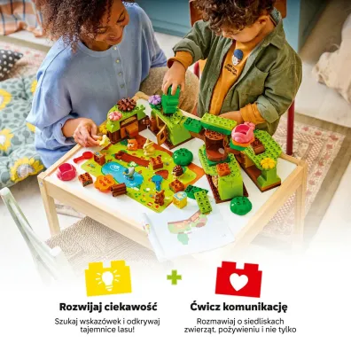 LEGO DUPLO Town Las odkrywc�w z dzikimi zwierz�tami 10480