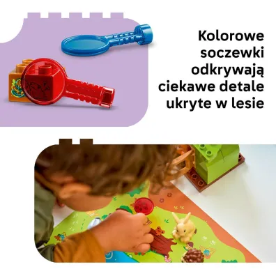 LEGO DUPLO Town Las odkrywc�w z dzikimi zwierz�tami 10480