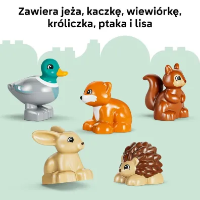 LEGO DUPLO Town Las odkrywc�w z dzikimi zwierz�tami 10480