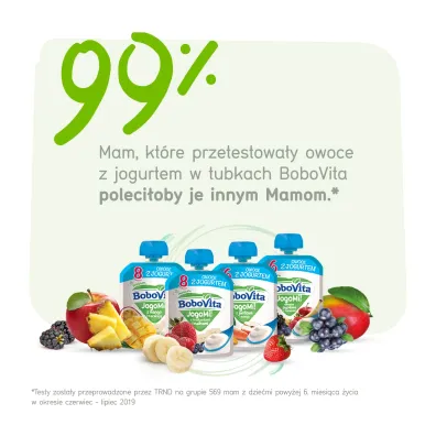 BoboVita JogoMi! Owoce jagodowe z bananem i jogurtem po 6 miesi�cu 80 g
