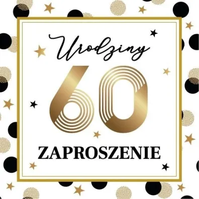 Armin Style Zaproszenie Urodziny 10 szt.