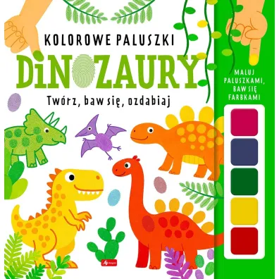 Dinozaury. Kolorowe paluszki - Wojciech Baturo