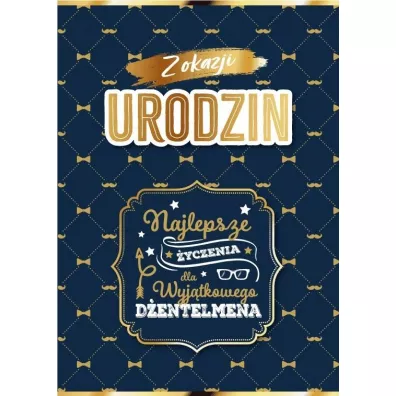 Armin Style Karnet Urodziny dla niego