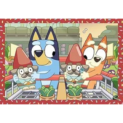 Puzzle 4w1 - SuperColor. Bluey (12+16+20+24 el.) Clementoni