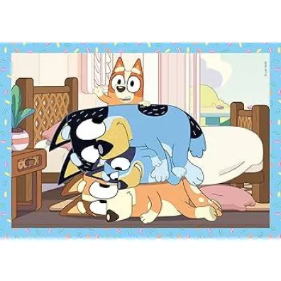 Puzzle 4w1 - SuperColor. Bluey (12+16+20+24 el.) Clementoni