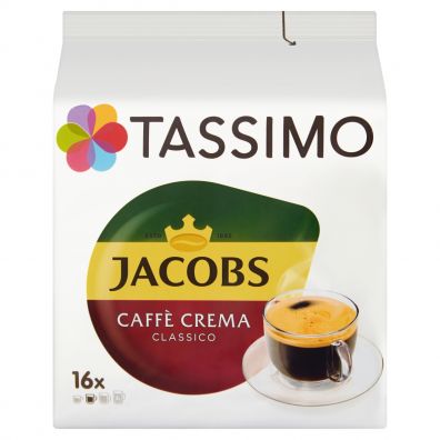 Tassimo Caffe Crema Classico Kawa mielona w kapsukach 16 x 7 g