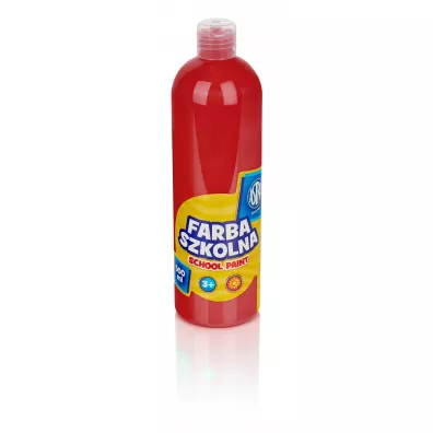Astra Farba szkolna butelka czerwona 500 ml