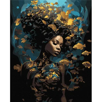 Artea Malowanie po numerach - Promie� z�ota 40x50cm