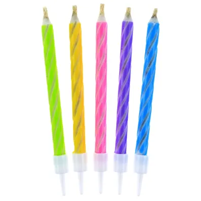�wieczki urodzionwe �wieczki Magiczne niegasn�ce pastelowe 10 szt.
