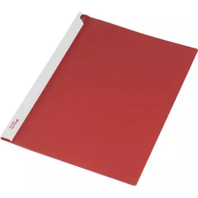 Panta Plast Skoroszyt A4 Focus z listw� boczn� czerwony