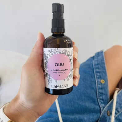 LullaLove Olej ze s�odkich migda��w do twarzy 100 ml