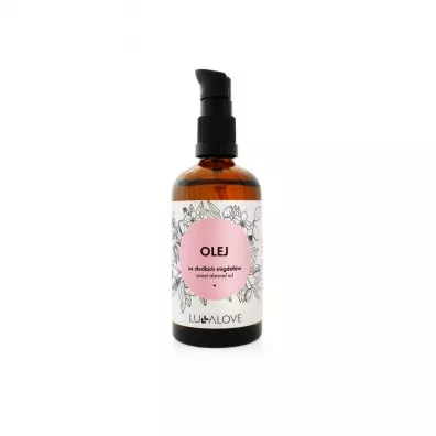 LullaLove Olej ze s�odkich migda��w do twarzy 100 ml