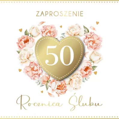 Armin Style Zaproszenie Rocznica �lubu 5 szt.