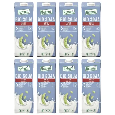 Natumi Nap�j sojowy bezglutenowy Zestaw 8 x 1 l Bio