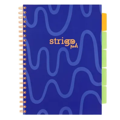 Strigo Ko�ozeszyt Pads A4 Neon granatowy linia 100 kartek