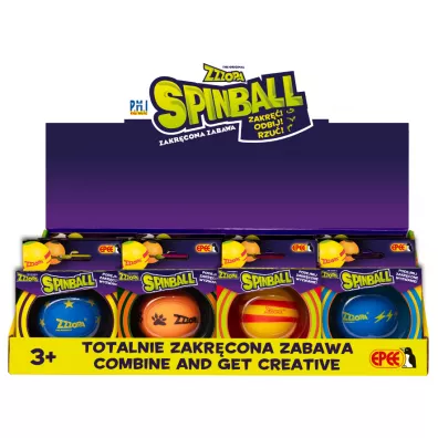 Spinball. Zakrcona zabawa pomaraczowa z czerwonym (Best Friends) Epee