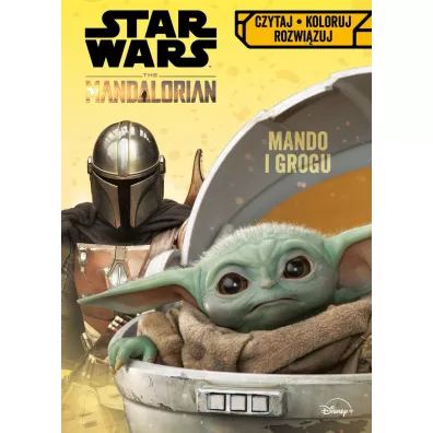 Czytaj, koloruj, rozwi�zuj. Star Wars The Mandalorian. Mando i Grogu