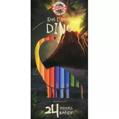 Koh-I-Noor Kredki Dino 3594 24 szt.
