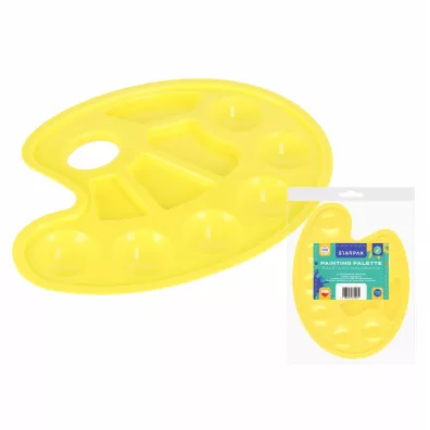 Paleta do farb owalna pastelowa ��ta STARPAK 540852