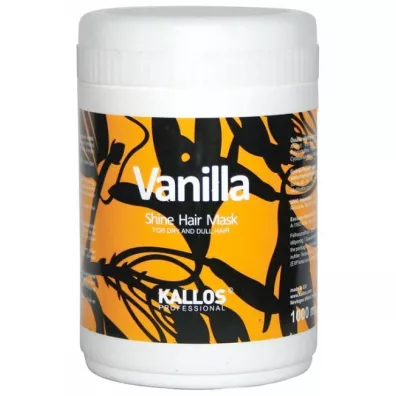 Kallos Vanilla Shine Hair Mask nabyszczajaca maska waniliowa do wosw suchych 1 l