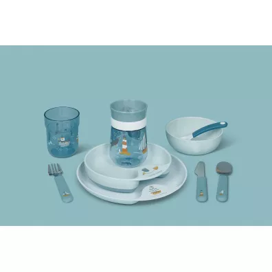 Mepal Zestaw obiadowy dziecicy Mio Sailors Bay 108041065244 6 szt.
