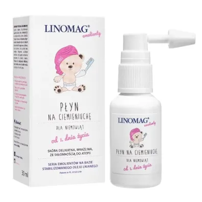 Linomag Emolienty p�yn na ciemieniuch� dla niemowl�t 30 ml