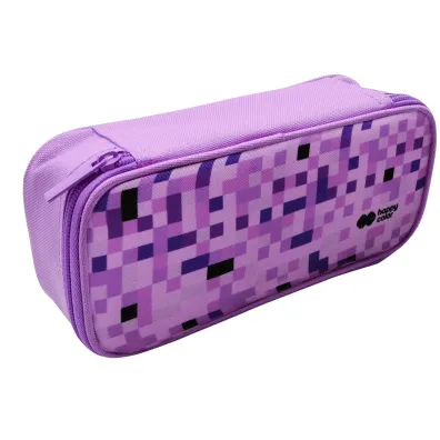 Happy Color Pi�rnik saszetka z zamkiem i klapk� wewn�trzn�, prostok�tny, PIXI Violet