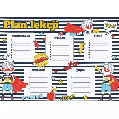 Henry Plan lekcji A5 Superbohater