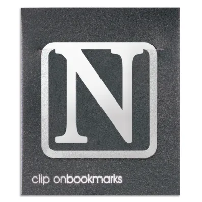 If Metalowa zak�adka - Litera N Clip-on