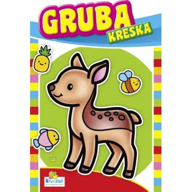 Kolorowanka Gruba kreska sarenka (B-5, 16 str.)