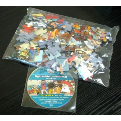 Puzzle Byli sobie podr�nicy + DVD Hippocampus
