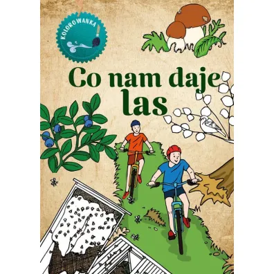 Co nam daje las. Kolorowanka - Katarzyna Kopiec-Sekieta
