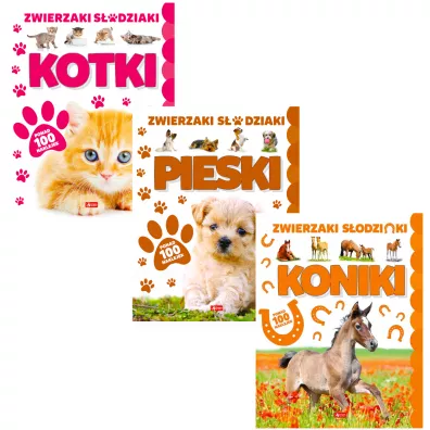 Pakiet Zwierzaki S�odziaki: Kotki, Pieski, Koniki