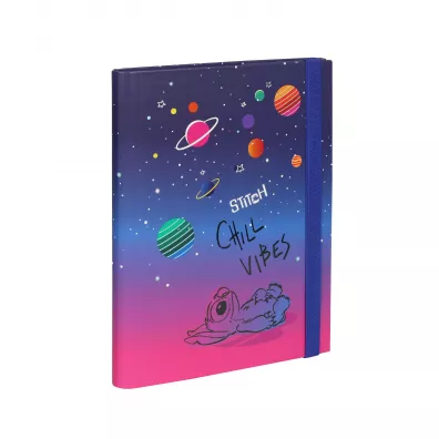 CoolPack Teczka przestrzenna tekturowa A5 z gumk 3cm Wzr Disney Black