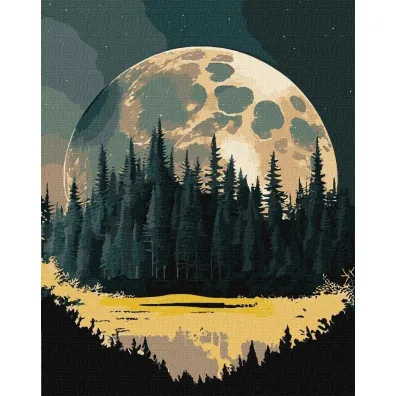 Ideyka Malowanie po numerach - Tajemnicza kraina 40x50cm