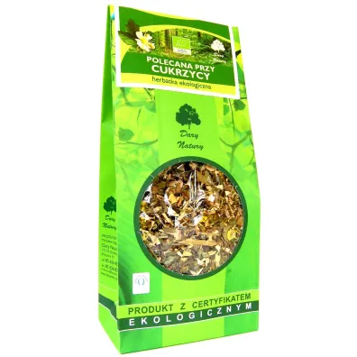 Dary Natury Herbatka zio�owa polecana przy cukrzycy 150 g Bio