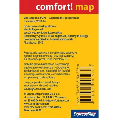 comfort!map Mapa turystyczna Pieniny 1:50 000